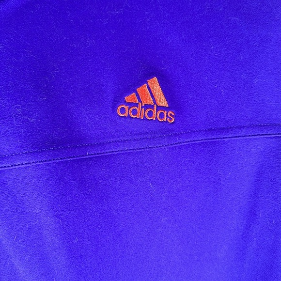Adidas golf climalite full zip track jacket purple XL - Picture 2 of 5
